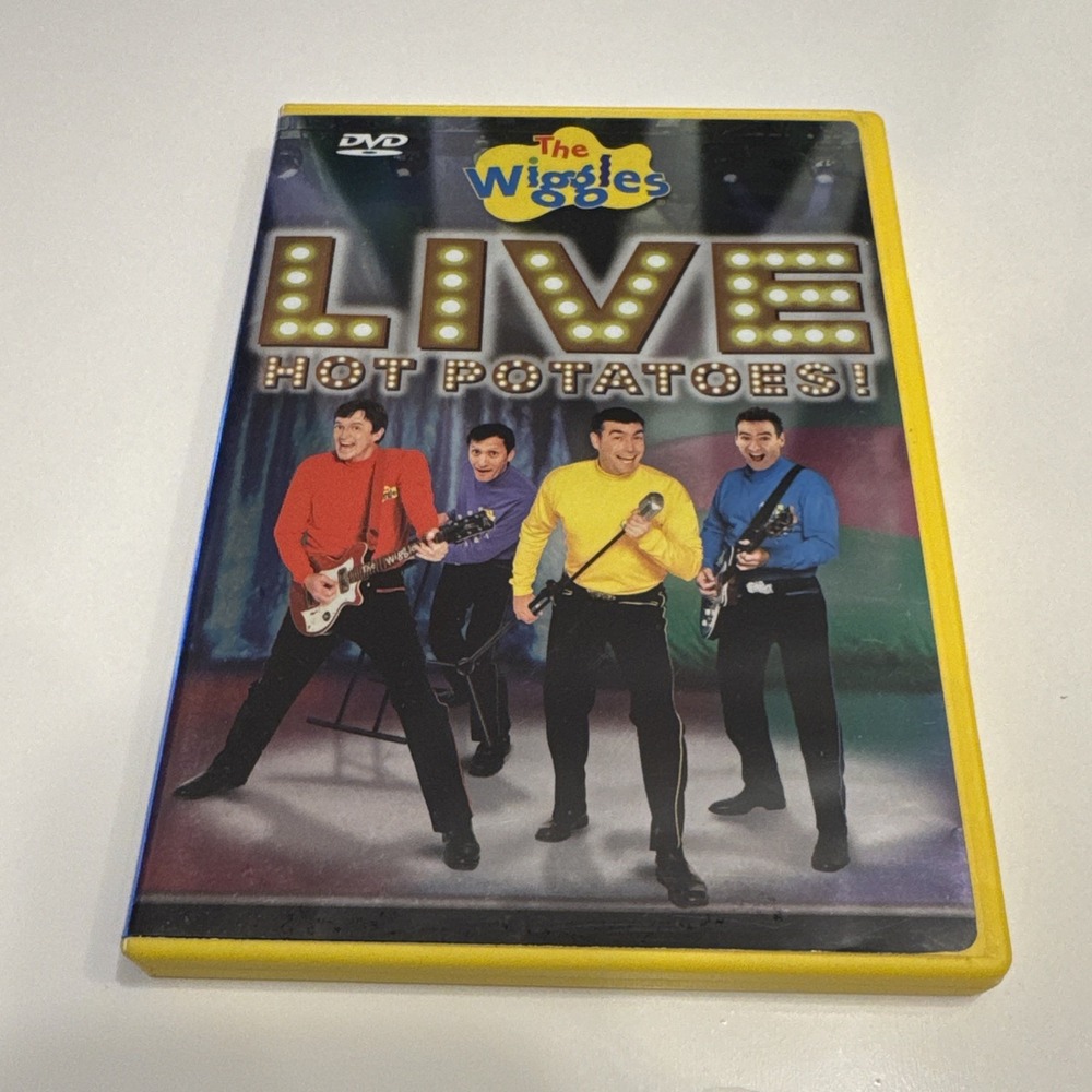 The Wiggles Live Hot Potatoes! DVD 2004 Kids Family Music Rare OOP